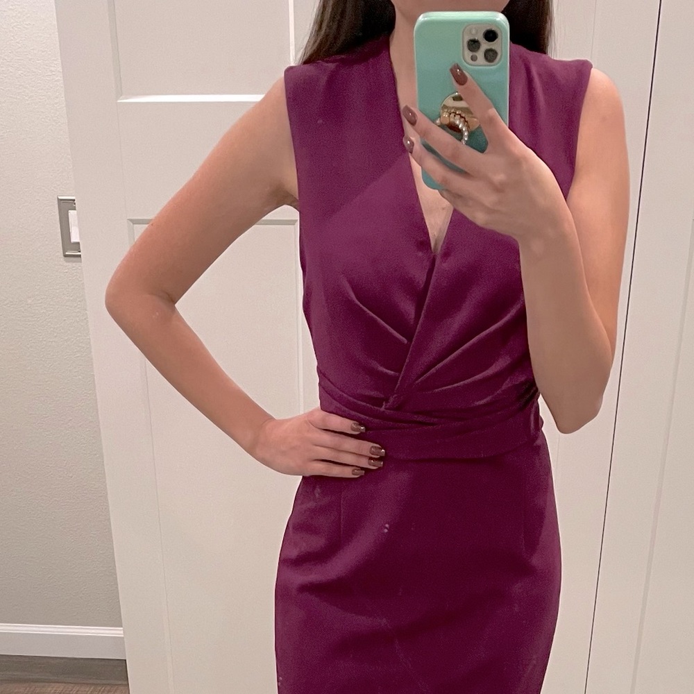 Classique Entier Plum Dress